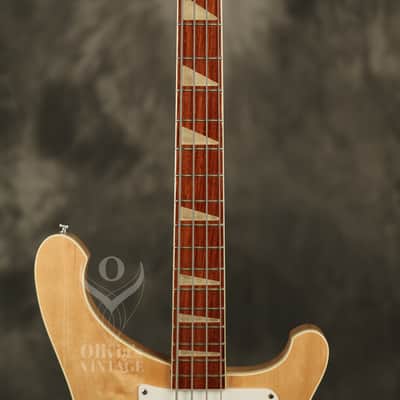 1973 Rickenbacker 4001 Bass Mapleglo w/original Toaster pickup FLAME MAPLE NECK! image 4