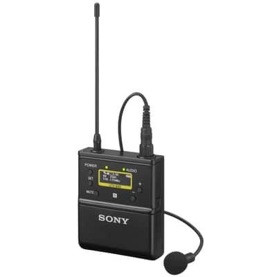 SONY UWP-D21/14 Videographer Camera Mount Wireless Lavalier Microphone Transmitter System image 2