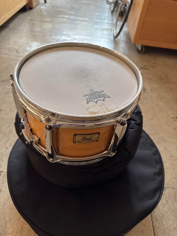 Pearl M1060/C114 10x6" Maple Popcorn Snare Drum 2010s - Liquid Amber image 1