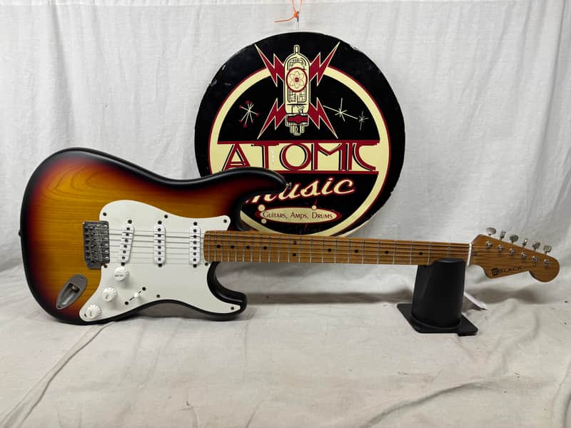 22 Black Guitars S-style Guitar - 3-Color Sunburst image 1