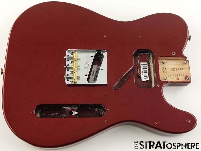 Fender American Performer Humbucker Telecaster Tele BODY w/ HARDWARE, Aubergine image 1