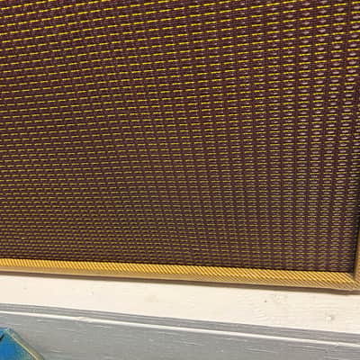Fender Princeton Amp 1959 - Tweed Era Oxblood Grill Cloth image 3