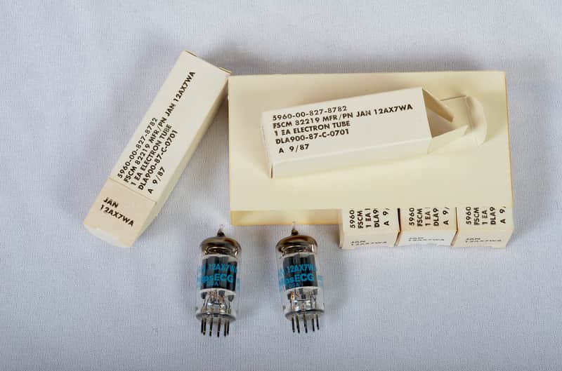Philips JAN 12AX7WA sleeve (5) tested /matched image 1