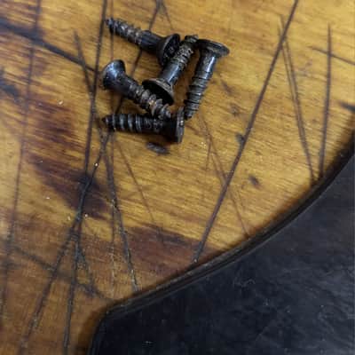 Vintage RARE 1960's Stella Parlor Flat Top Acoustic Guitar Pickguard Original Installation Screws Luthier Parts #2 image 3