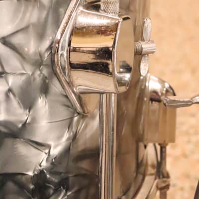 Tempro 3pc Drum Kit Set Black Pearl Vintage 1970's MIJ image 10