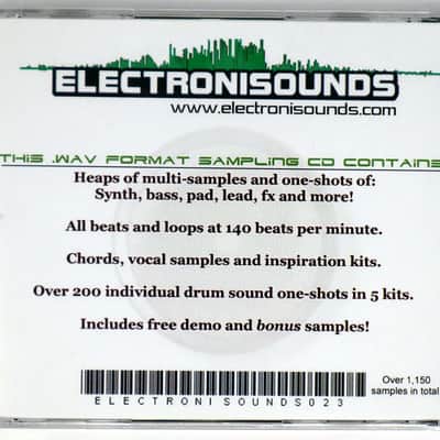 Electronisounds Dub 'N Trance Vol. 1 CD-ROM CD-R Sample Library/Sound Library/Sampling CD 2005 image 3