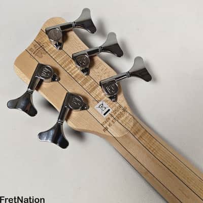Warwick RockBass Corvette $$ 5-String Bass Burgundy Red Transparent Satin 10.56lbs #571855-25 image 18
