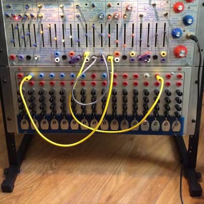 Buchla 208 music easel and Serge TKB modular analog synth and sequencer clones image 2