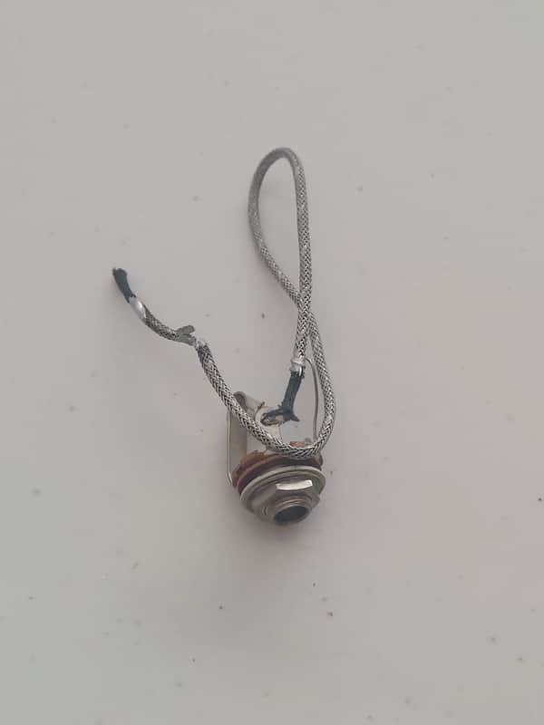 1950's Gibson Input Jack with 8" Wire (E-83) image 1