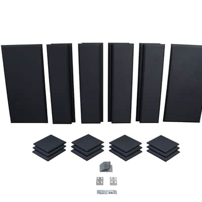 Primacoustic London 12 Kit & GIK Tri-trap Bass Traps ( Black ) - Acoustic treatment image 2