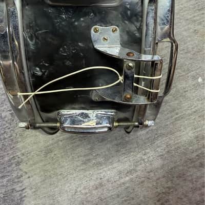 Slingerland 1950s 14x5 Solid Shell Black Diamond Pearl Late 1950s - BDP image 4