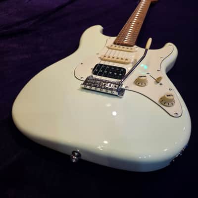 Jet Guitars JS-400 JS400 OW, HSS Ceramic pickups, solid basswood body, 22 frets roasted maple neck, 2 point tremolo Free Setup image 5