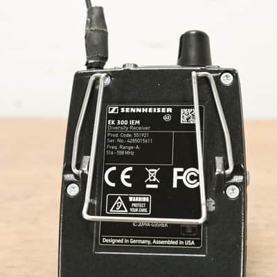 Sennheiser ew 300 IEM G3 Wireless IEM System - A Range NO POWER SUPPLY CG015MC image 11