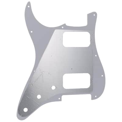 11 Holes Round Corner HH Strat Pickguard 2 Humbuckers for American/Mexican Fender Standard Stratocaster Electric Guitar, 4Ply Red Tortoise image 3