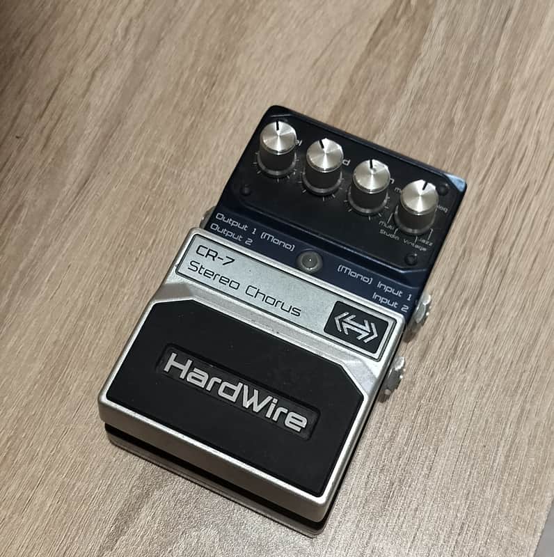 DigiTech Hardwire CR-7 Stereo Chorus 2010s - Silver image 1