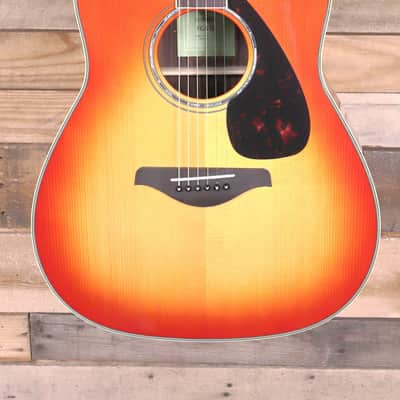Yamaha FG830 Acoustic Guitar Autumn Burst image 1
