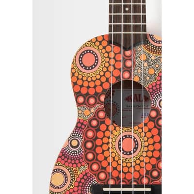 Kala Desert Storylines KA-DS-CM-SC-S Uke Soprano W/Gigbag image 4