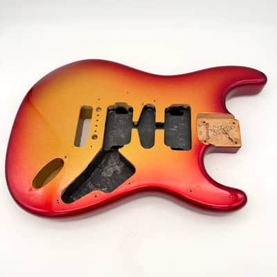 Warmoth Stratocaster Body Alder Sparkle Burst bb545 image 2