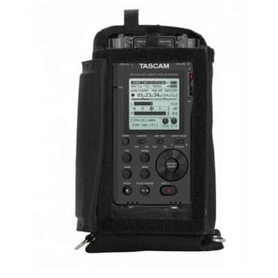 Porta Brace Custom-Fit Protective Case for Tascam DR100-MKIII Portable Digital Recorder, Black image 4