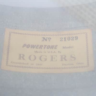 ROGERS 1960s No. 25 POWERTONE 14x5 Jet Black Pearl [21029] (04/25) image 4