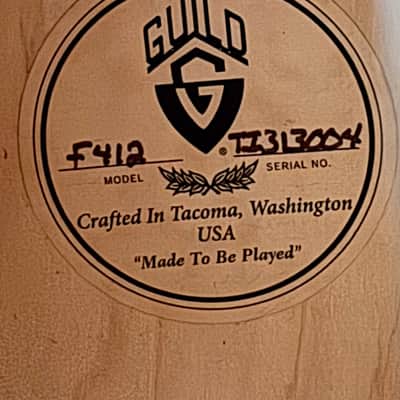Guild F-412 Jumbo 2005 - Maple image 7