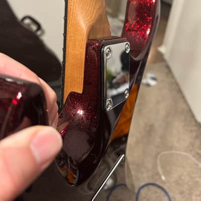 Suhr Pete Thorn Signature Custom HSS - Red Sparkle image 11