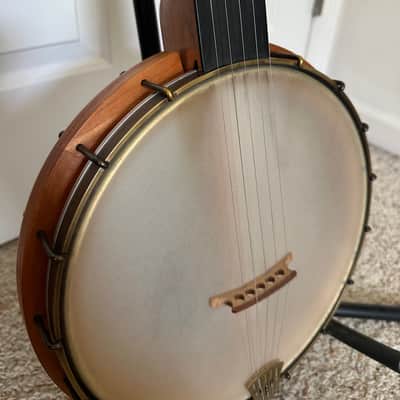 Nate Calkins 11” Open Back Banjo Cherry image 3