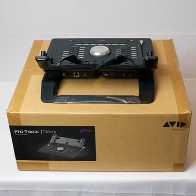 Avid Pro Tools Dock Control Surface 2018 - Matte black control surface with textured plastic top and aluminum jog wheel image 3