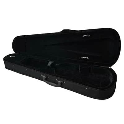 Full Size 4/4 Violin Case – Black Oxford Cloth Lightweight Protective Triangle Case image 1
