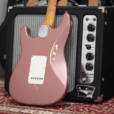 1997 Fender Custom Shop Cunetto Relic 1960 Stratocaster - Burgundy Mist image 11