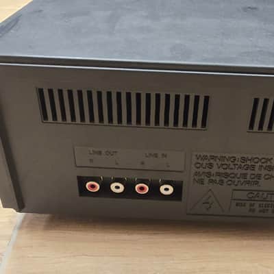 Denon DRW-840 dual record cassette deck Late 1990s - Black image 7
