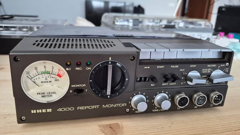 -LIKE NEW- Uher 4000 Report Monitor Professional Portable Reel Tape Recorder BOUGHT NEW IN 2020 image 1