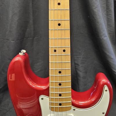 Fender Squier Stratocaster Electric Guitar Made in Mexico - Red image 9