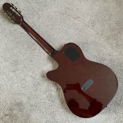 40 Inc Classical Electric Guitar, Spruce Veneer Top Body, Mahogany Neck image 13