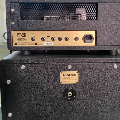 Friedman PT-20 "Pink Taco" 20-Watt Guitar Amp Head WITH Runt 112 Cab image 10
