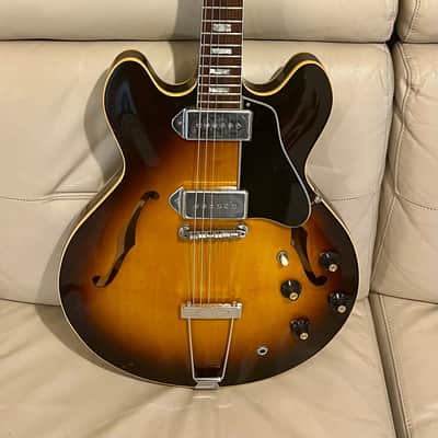 Gibson ES-330 1968 - Sunburst P90 / Case image 1