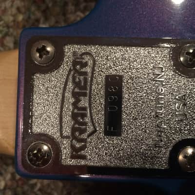 Kramer Pacer Custom II 1987 Flip Flop Blue image 2