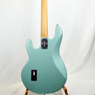 Sterling by Music Man StingRay RAY34 Dorado Green Active 3 Band EQ Alnico Humbucker image 11