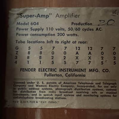 Fender Super Amp 1961 - pinkish brown image 3
