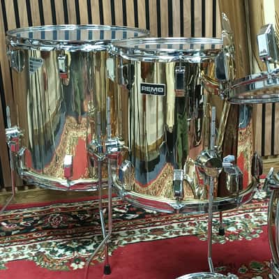Remo Acousticon Kit In Mirror Gold – 20″, 16″,14″,13″,12″&10″ image 10