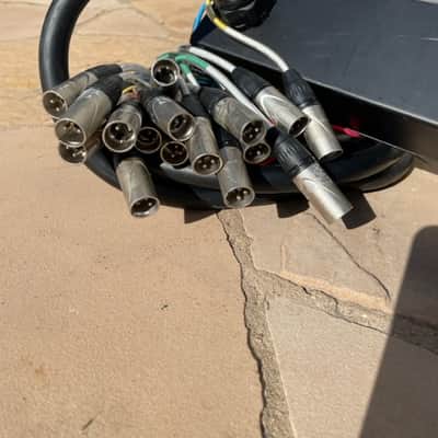 Seismic Audio SARMSS-16x515 16-Channel Rack Mount XLR/TRS Combo Splitter Snake Cable with 15' & 30' XLR Trunks 2018 - Black Powder Coat image 7
