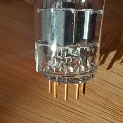 NOS 1974 MULLARD e88cc 6922 Mitcham Dimple DISC getter Special quality like CV2492 ecc88 6dj8 CCA perfectly balanced and very strong, gold pins best audio tube, for EMI redd 47 image 16