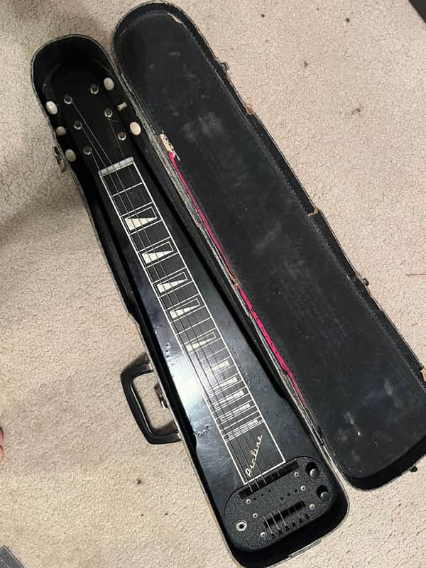 1964 Airline Lap Steel made by Valco- Black