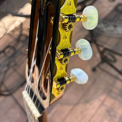 Dell Arte Grand Bouche, John Kinnard Solid Flame Koa With BigTone Pickup image 14