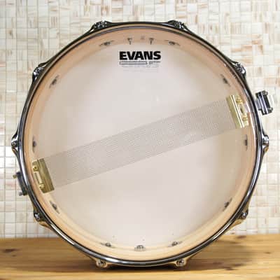 Click Icon 4x14 10ply Maple Snare Drum -Flaky Oak Veneer Satin Oil image 14