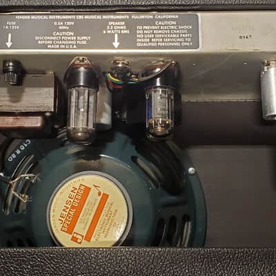 1979 Fender Silverface Champ with 10" Jensen C10R speaker image 2