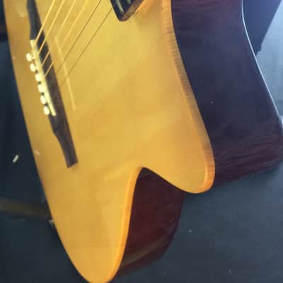 Johnson JG-50-NA Natural top Acoustic Chambered Thin Body Electric image 3