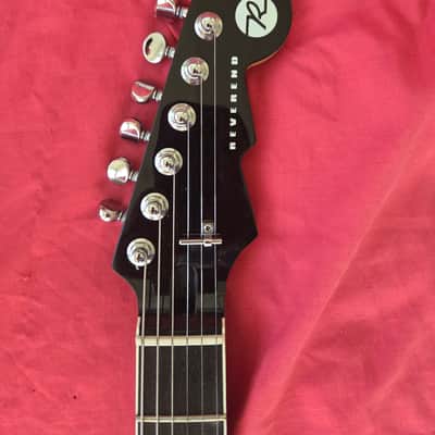REVEREND  REEVES  GABRELS  SIGNATURE  II GUITAR SATIN BLACK RARE w Hardcase image 3