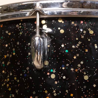 1964 Slingerland Mardi Gras Pearl Gene Krupa Deluxe Drum Set image 8