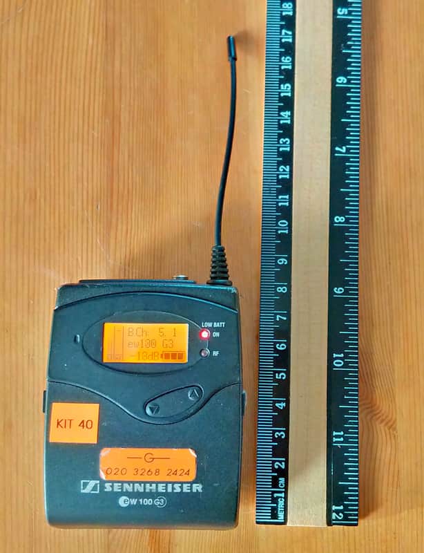 Sennheiser EK100 G3 Diversity Receiver - GB 606-648 MHz (for EW100 G3 System) image 1